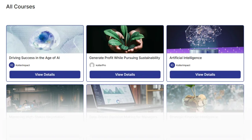 Kotler Impact LMS Online Course